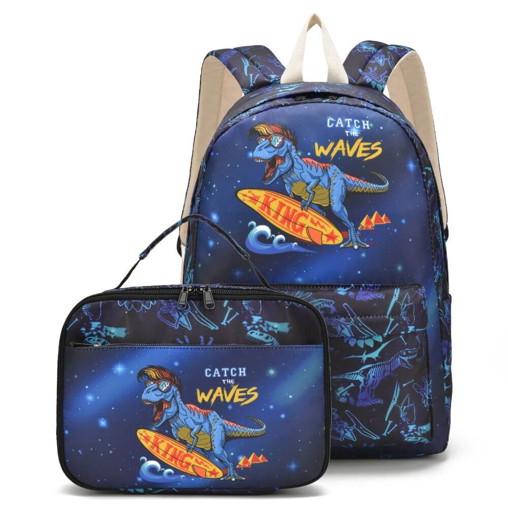 Dinosaur backpack set hotsell