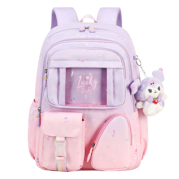 Kids School Bag for Girls NZ | Aesthetic Backpack with Spine Protection & Large Capacity