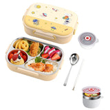 5 Compartments Insulated Stainless Steel Bento Lunch Box -Astronaut