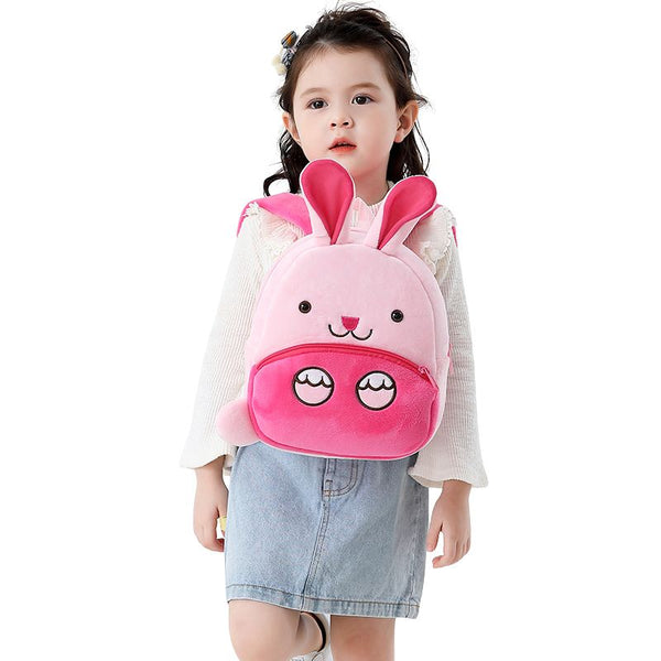 Toddler & Daycare Backpack-Pink Bunny