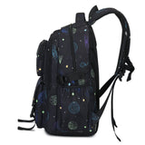 Galaxy Spaceship Pattern Backpack