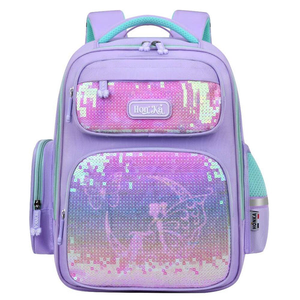 Glitter Butterfly Princess School Bag – The Ultimate Backpack for Girls | Back to School Essential