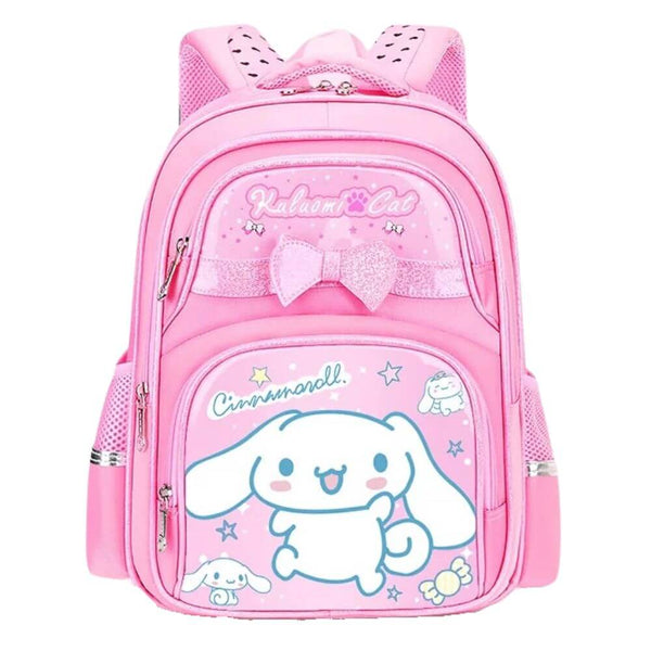 Black & Pink Cute Aesthetic Backpack