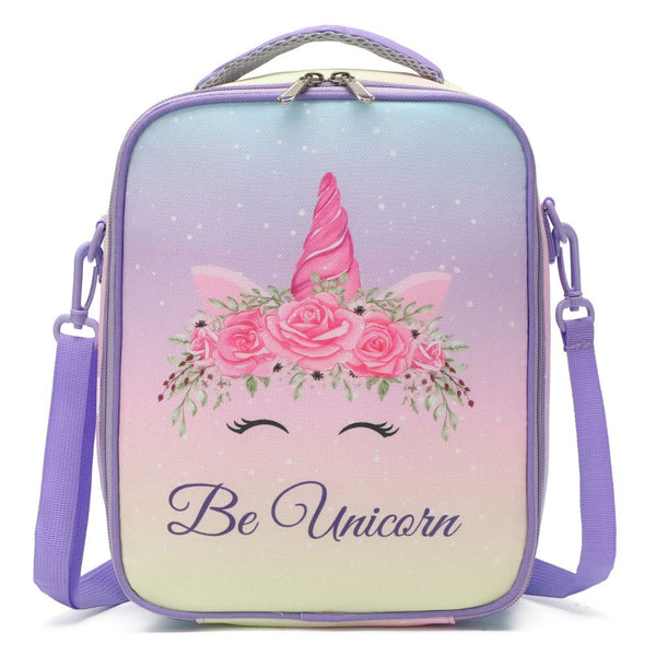 Unicorn Kids Large Insulated Bento Lunch Box Bag