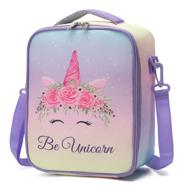 Unicorn Kids Large Insulated Bento Lunch Box Bag