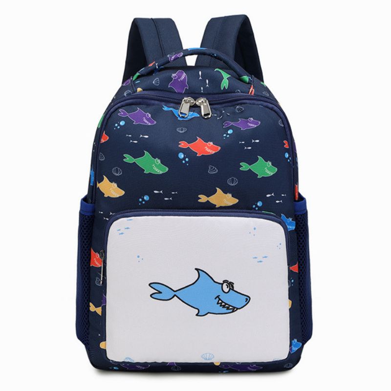 Blue & Yellow Toddler & Preschool & Kids Baby Shark Backpack for Boys