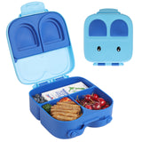 Large Blue Bento Lunch Boxes for Kids