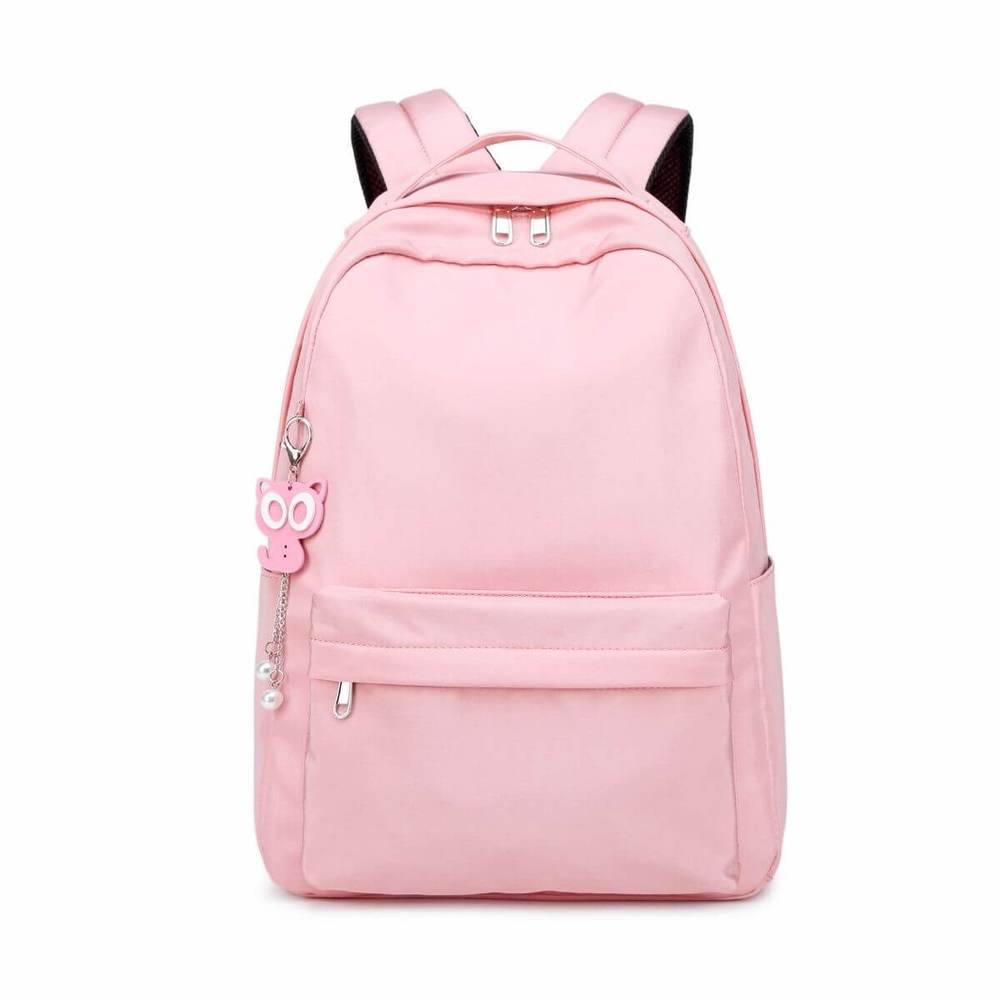 Black Waterproof Classic Backpack Cool Stylish High School Bags