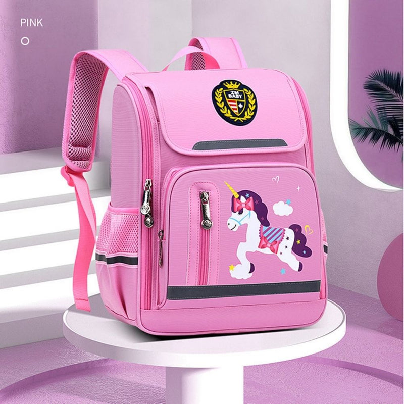 Pink Unicorn School Bag Kids Backpack