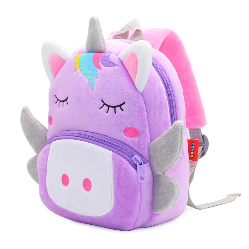 Purple Unicorn Toddler Daycare Backpack