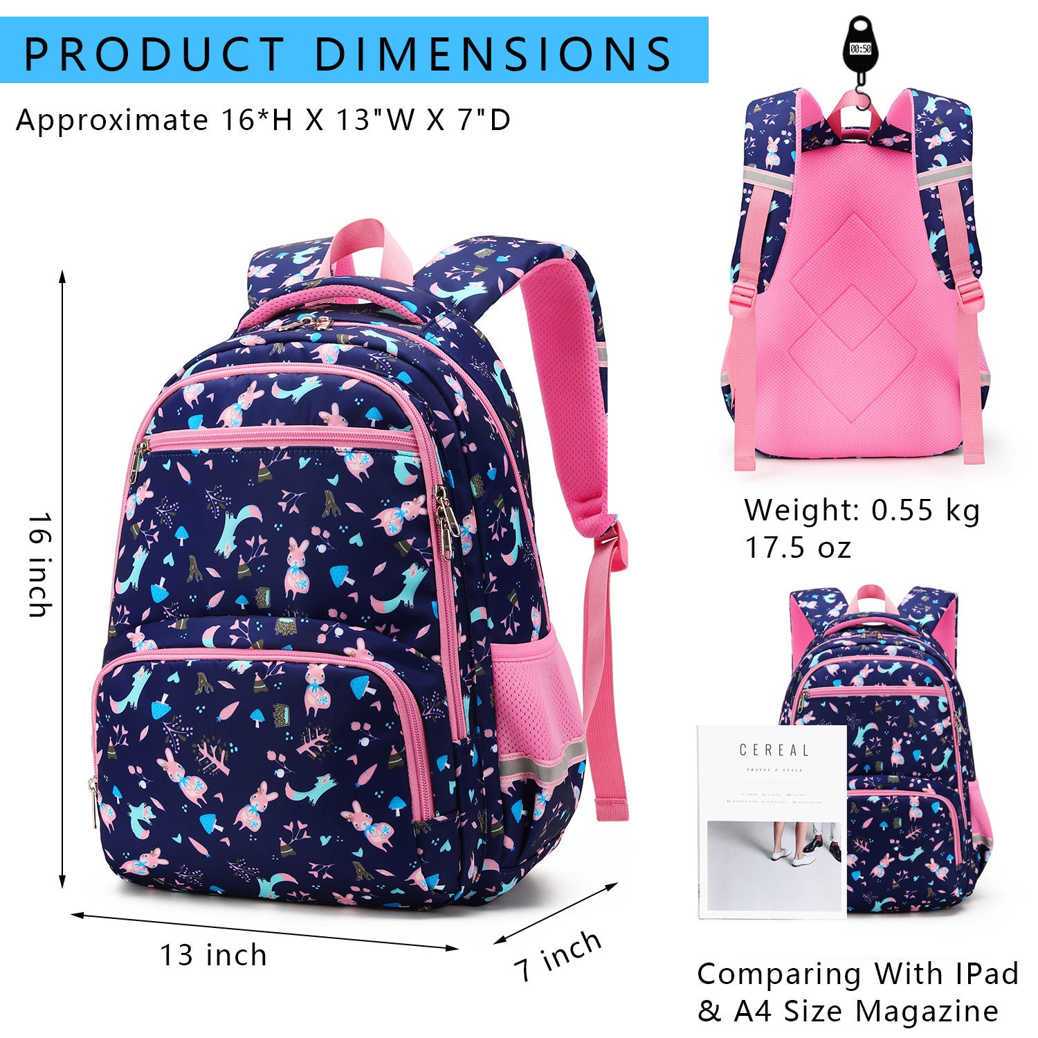 Girls School Bags, Kids Backpack NZ, Bunny Backpack Kid | Happy Kid