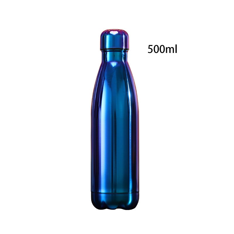 Stainless Steel Insulated Drink Bottles Water bottles 500ml Plating Purple